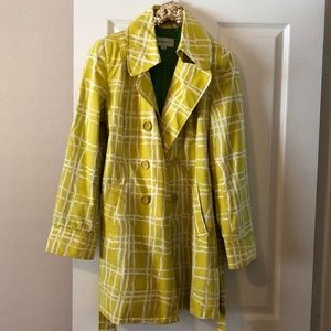 Yellow Merona trench coat